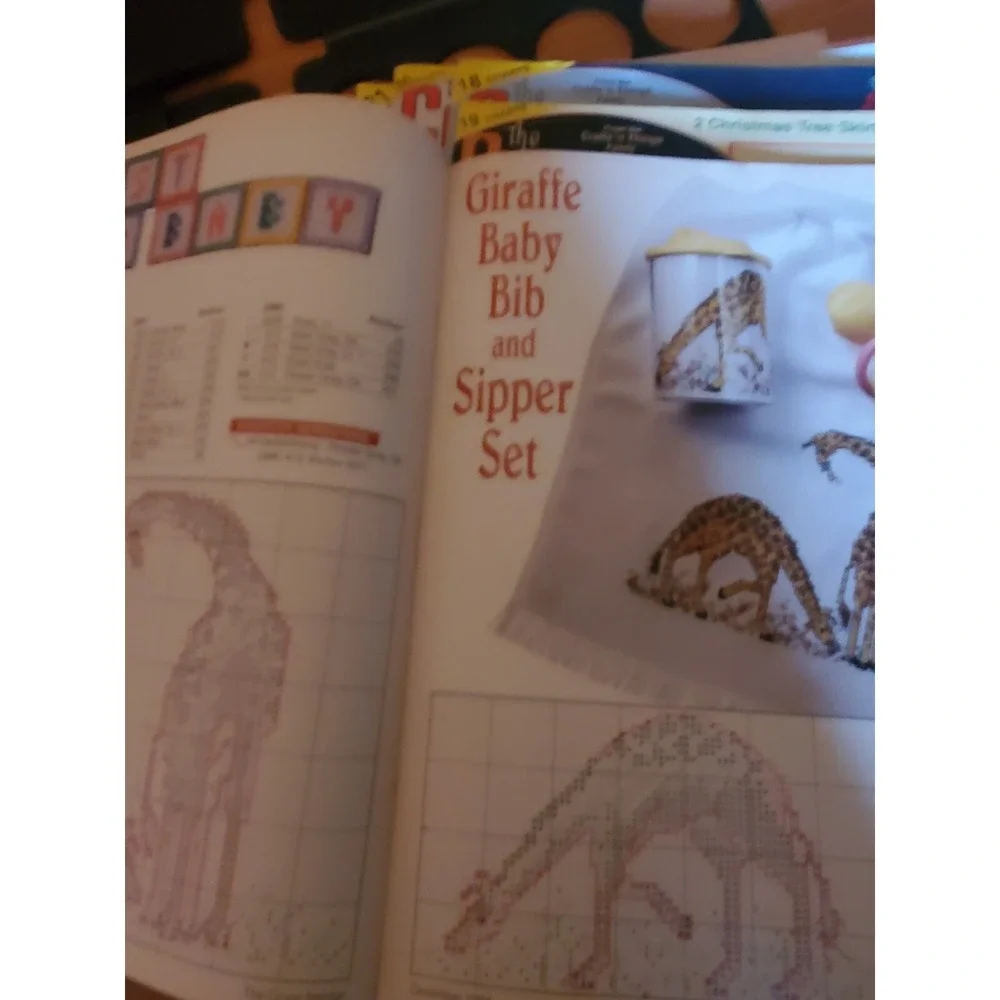 Lot 6 The Cross Stitcher Magazines 1994 Cross Stitch Charts Magazines Christmas